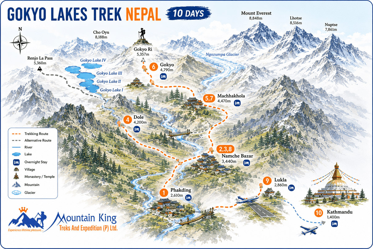Trip route map